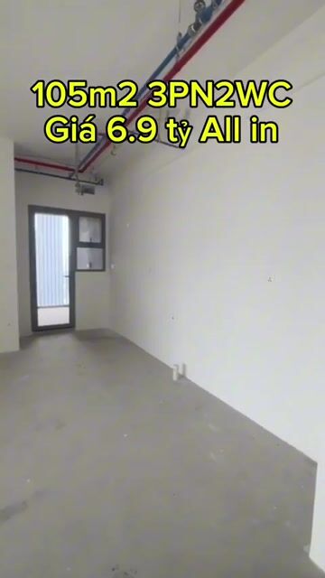 Căn góc 105m2 nhà thô - Giá 6.9 tỷ All in - 3PN2WC tầng 11 Celesta Rise